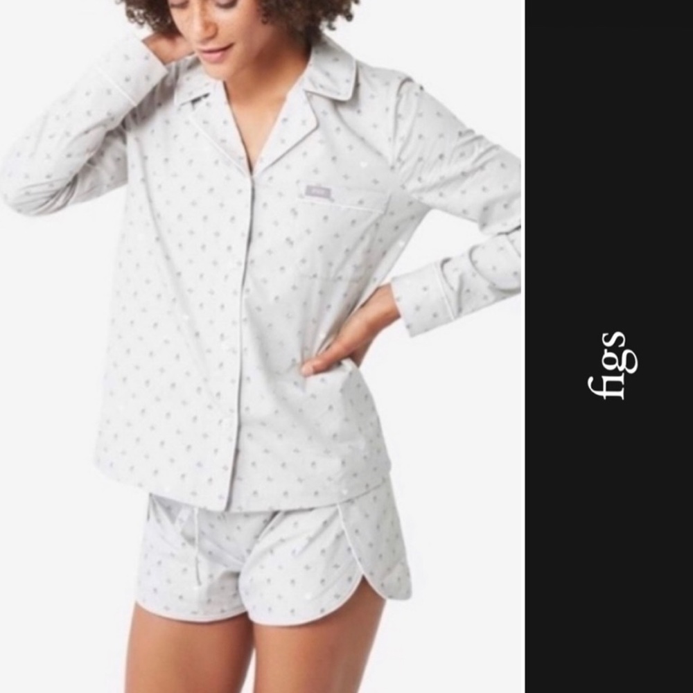 Figs White Pajama Set
